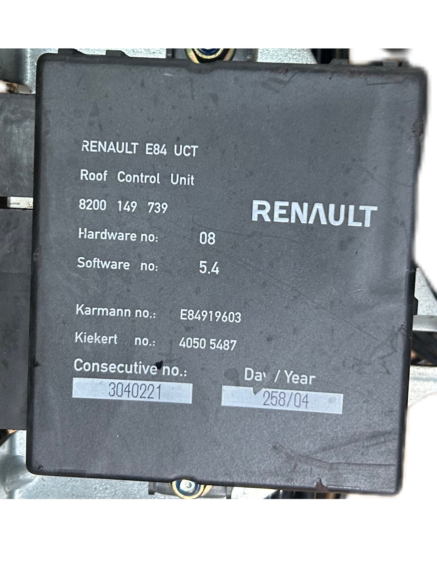 Unidad de Control de Techo Renault Megane Coupe Cabrio 1.9 2004